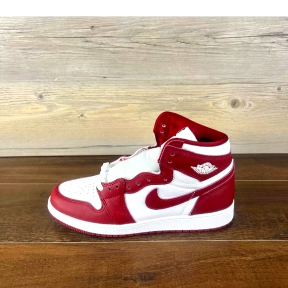 Air Jordan 1 Retro OG Shoes Artisanal Team Red White Men Size 8.5 DZ5485-160 - Picture 9 of 15